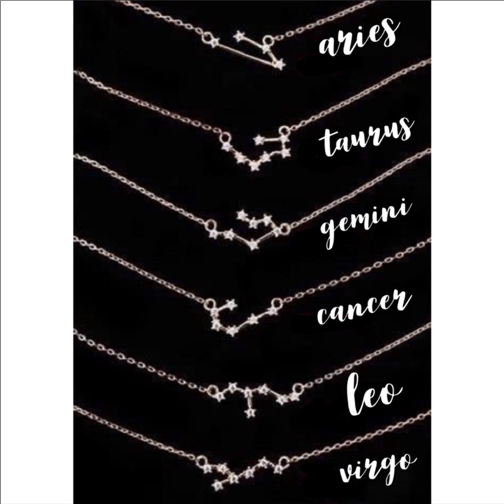 2 Taurus Zodiac 18k White/Yellow GP Necklaces - Picture 8 of 9